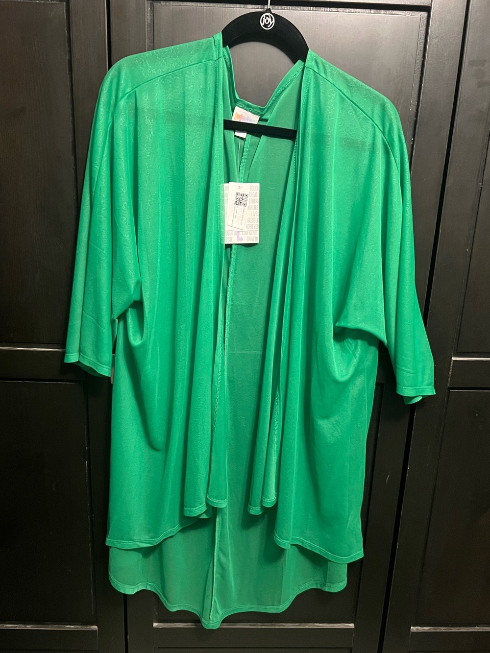 LuLaRoe Bright Green Open Cardigan